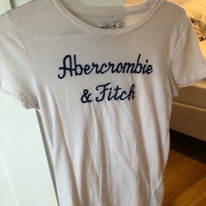 Plain White Abercrombie & Fitch T-Shirt